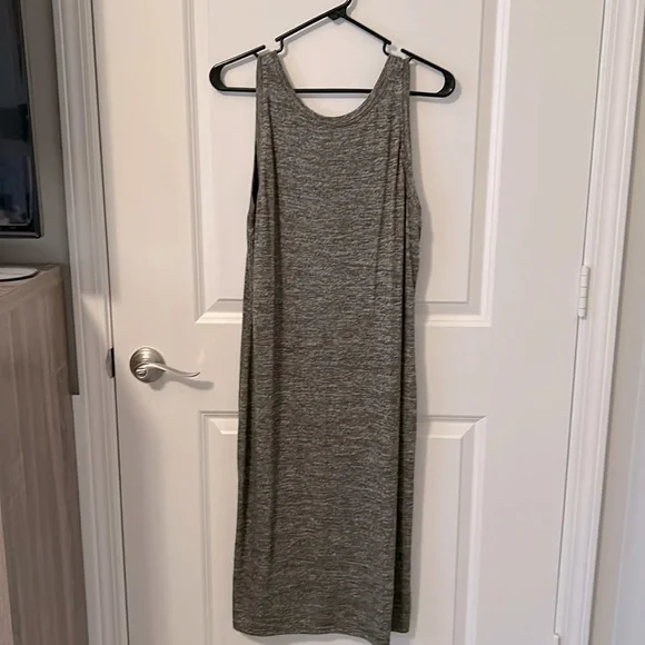 gap grey sweater dress Grey Knit Sweater Dress  Hilary Radley